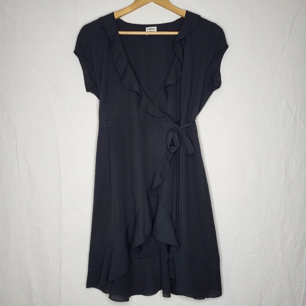 Sunday Best Mini Wrap Dress